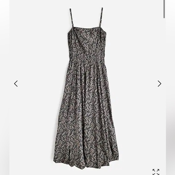 Madewell  Sleeveless Bubble-Hem Midi Dress in Floral - Picture 3 of 7